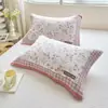Toalla de Almohada de Gasa de Algodón Leche Estilo Nuevo, Engrosada y Antideslizante, para Uso Único, Adecuada para Uso en Casa y Estudiantes, Todas las Estaciones, Toalla de Cabeza Antideslizante de Algodón Puro, Venta al por Mayor