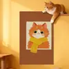 Rascador para gatos, juguete para gatos, montable en la pared, duradero, no suelta pelo, adhesivo para paredes y sofás, suministros de pared con adhesivo fuerte, alfombrilla