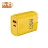 Cargador multi-puerto ACC adecuado para teléfonos Apple y Android, adaptador de corriente cargador 5v2a12w