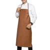 Delantal de cuero impermeable y resistente al aceite para adultos, resistente a ácidos y álcalis, sin mangas, grueso y duradero, ropa de trabajo, suministros de protección laboral, fabricantes de suministros