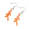 Pendientes de Diseño Simple Transfronterizos Pendientes de Acrílico Color Caramelo Coral Pendientes de Tendencia Personalizados Pendientes para Mujer