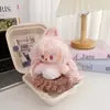 Conjunto de ropa para muñeca Labubu de barbería vintage, compatible con la 1ª, 2ª y 3ª generación de Labubu, incluye falda plisada de repuesto
