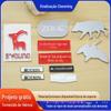 Personalizado ABS plástico galvanoplastia processo de pintura sinais estampando high-gloss placa de identificação móveis porta de madeira placa de porta personalização