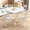 Mesa Plegable Mesa de Comedor Mesa de Comedor para el Hogar Mesa de Comedor y Sillas para Apartamento Pequeño Mesa para Puesto Exterior Mesa Sencilla para Habitación de Alquiler