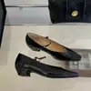 Zapatos planos retro estilo francés de punta cuadrada, cómodos y versátiles, zapatos de tacón grueso de color liso, simples y elegantes, calzado femenino adecuado para el uso diario