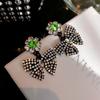 Pendientes de plata S925 con diseño de mariposa y flor de Corea del Sur 2021, nuevos, elegantes, retro y populares en línea.