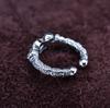 Nuevo Anillo de Plata de Ley 925 con Hebilla de Herradura Patrón Tang Grass Seiko para Hombres y Mujeres Accesorios para la Punta del Dedo Diseño Personalizado de Nicho