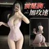 Lingerie de Renda Puramente Sexy para Seios Pequenos, Body Push-Up com Aro, Sem Costura na Virilha, Conjunto Uniforme Feminino de Tentação para Não Tirar