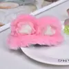 Pinza para el pelo de oso de peluche dulce y linda estilo ins coreano para flequillo lateral de mujer, clip BB para la parte trasera de la cabeza, accesorios para el cabello