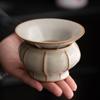 Coador de chá Ru Kiln coador de chá de cerâmica totalmente integrado em cerâmica Máquina de chá chinesa com filtro de bandeja acessórios para o conjunto de chá de kung fu