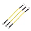 Cable de tierra redondo en forma de O RV0.75 Cable Electrónico Cuadrado de doble cabeza 4.2 terminal de crimpar cableado estañado