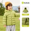 Chaqueta ligera de plumón para niños Little ToastDudu, abrigo de invierno grueso para niños, ropa de invierno, tops de moda para niñas