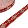 Fita de Bordado Jacquard Estilo Minoritário Laço Feito à Mão 2,3cm Roupas Hanfu DIY Joia Versátil