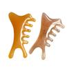 Peine Multifuncional para Masaje de Puntos de Acupuntura, Peine de Salud Gua Sha Pequeño con Forma de Delfín para Relajación del Cuero Cabelludo, una Herramienta Especial para Mujeres