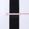 Estoque de fábrica banda elástica elástica de nylon real larga elástica grossa preto e branco banda elástica horizontal alta elástica cós exposto