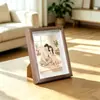 Marco de Fotos de Madera Marco de Fotos Hueco Tridimensional Personalizable de 6 pulgadas 7 pulgadas 8 pulgadas A4 Marco para Caligrafía y Pintura Marco de Fotos Marco en Blanco