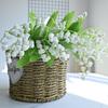 Simulação Verde Plantio Fivela Orquídea Estilo Europeu Estilo Ins Fresco Casamento Novo Produto Buquê de Flores Cola Macia Plástico Flor Falsa
