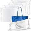 Bolsa de satén de fábrica bolsa a prueba de polvo bolsa de almacenamiento bolsa tipo neceser de satén imitación seda con cordón con impresión de logotipo al por mayor