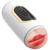 Taza de Avión Panda Dispositivo Eléctrico Vibratorio con Conteo de Sonido Doble Cabezal Doble Canal Masturbador Masculino Manos Libres Juguete Sexual