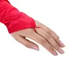 Guantes largos de satén microelásticos de color liso 1920 Retro europeo y americano fiesta ópera baile nupcial boda accesorios guantes