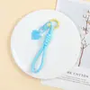 Sistema de cores de verão ins cor de doce coração colorido chaveiro cordão de telefone corda anti-perda removível acessórios portáteis