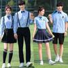 Conjunto de Uniforme Escolar Estilo Colegial Estilo Coreano Roupas de Classe Britânicas Ensino Fundamental Ensino Médio Escola Primária Turma de Formatura Uniforme jk Verão Novo