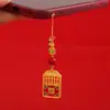 Colgante de llavero de ábaco Shajin Fu de alta calidad, cadena para llaves, estilo para hombres y mujeres, cadena para teléfono móvil, personalidad, suerte