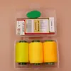 Caja de Costura Doméstica Práctica Set de Agujas e Hilo para Coser Bolsa de Costura Portátil para Estudiantes Caja de Almacenamiento de Buena Calidad Costura y Costura
