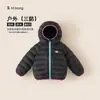Roupas infantis Bangxuan Huzhou Zhili: jaqueta curta à prova de tudo para meninas, jaqueta de plumas canelada de inverno quente para crianças