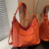 Bolso de Hombro Transfronterizo Estilo Perezoso Gran Capacidad para Mujer 2026 Nueva Moda Estudiante Bolso Tote de Hombro Tendencia
