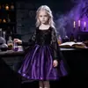 Vestido de bruja oscura, vampiro y princesa de Halloween, nuevo, transfronterizo, europeo y americano, disfraz de cosplay para niños, para actuaciones y fiestas