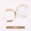 Botões decorativos de três furos em formato de C, costurados à mão em estilo vintage, botões de metal para roupas, casacos trench, jaquetas, suéteres e malhas