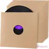 Funda Protectora Dura para Vinilo LP de 12 pulgadas Bolsa de Papel Engrosada Funda de Vinilo Bolsa Exterior Bolsa para Discos de Vinilo Bolsa Interior