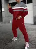 Traje de Sudadera con Cuello Redondo y Pantalón para Hombre Temu Transfronterizo Estampado 3D Moda Hip-Hop al Aire Libre Ropa Deportiva