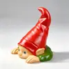 Figuras de elfos e gnomos em estilo de desenho animado transfronteiriças, decorações de resina de anões em estilo de conto de fadas, artesanato para presente de feriado