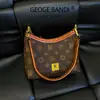 Bolsa feminina de alta qualidade e grande capacidade, novo modelo 2026, bolsa tote com monograma para mulheres, bolsa de ombro para o dia a dia, bolsa transversal versátil