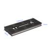 Placa de Liberación Rápida para Cámara SLR de Aleación de Aluminio PU40/50/60/70/100 Base Placa de Liberación Rápida Universal para Cabezales de Trípode