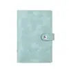 Cuaderno de Hojas Sueltas A6 Transfronterizo con Anillas Desmontables, Planificador Sencillo, Cuaderno de Piel Suave, Bolsillo Multifuncional con Cremallera