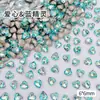 Joyería para Uñas con Forma de Corazón de 6 mm Punta de Diamante Super Brillante Forma Especial Diamante para Uñas Material para Uñas Portátil Joyería de Cristal Al por Mayor