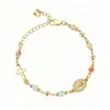 Pulsera con Forma de Cruz, Retrato Incrustado de Diamantes, Colgante en Forma de Corazón, Pulsera de Fe para Mujer, Joyería de Gama Alta Personalizada de Nicho