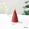 Decoración Navideña Transfronteriza Resina Mini Árbol de Navidad Buzón Casa de Nieve Adornos de Escritorio Escena Navideña Decoración Regalo de Navidad