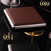 Venda Quente Fashion 20 Peças Clipe de Metal Caixa de Cigarros de Couro Criativa Personalizada Caixa de Cigarros Automática Venda Direta da Fábrica Atacado