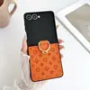 Estilo Británico Flor Pequeña Adecuado para Funda de Teléfono Móvil Samsung Zflip6 para Proteger Lujoso Creativo Flip7 de Moda Elegante Estilo Caliente