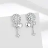 Nuevo bestseller transfronterizo europeo y americano de moda: Pendientes de estilo fresco y natural con un diseño de nicho a la moda y una estética dulce de alta gama