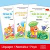 Ensino médio conectando pré-escola verão dever de casa jardim de infância grande classe promoção primeira série feriado chinês matemática pinyin livro de exercícios