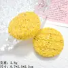 Juguete de Comida de Resina Simulada Forma de Corazón Redonda Accesorios de Joyería para Fideos Instantáneos Caja de Almacenamiento de Pegamento de Crema para Manualidades Horquilla Material