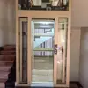 Elevador Residencial Personalizado para 2-5 Andares, Elevador de Tração Interno/Externo, Pequeno, Sem Poço, Elevador para Casa/Vila
