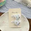 Nuevo Fresco Corazón Corazón Floral Dulce Niña Corazón de Niña Versátil Rosa Encaje Pasador para el Cabello Coleta para el Cabello de Niña Accesorios para el Cabello