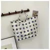 Bolso de Hombro Brillante de Lunares Estilo Coreano Ins 2026, Nuevo Bolso de Mano con Bloques de Color, Ligero y Versátil, de Gran Venta para Mujeres