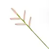 Folha Verde Acabada Acessório Único Bastão Torcido Arranjo de Flores Artificiais Decoração de Casa Tecido à Mão Presente de Feriado